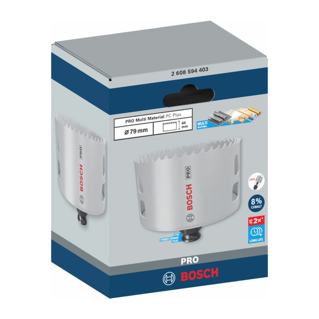 Bosch PRO Multi Material PC Plus Lochsäge, 79 mm