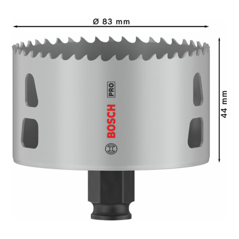 Bosch PRO Multi Material PC Plus Lochsäge, 83 mm, 8-tlg