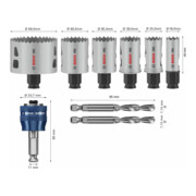 Bosch PRO Multi Material PC Plus Lochsägen-Set, 19-68 mm,9-tlg.-4