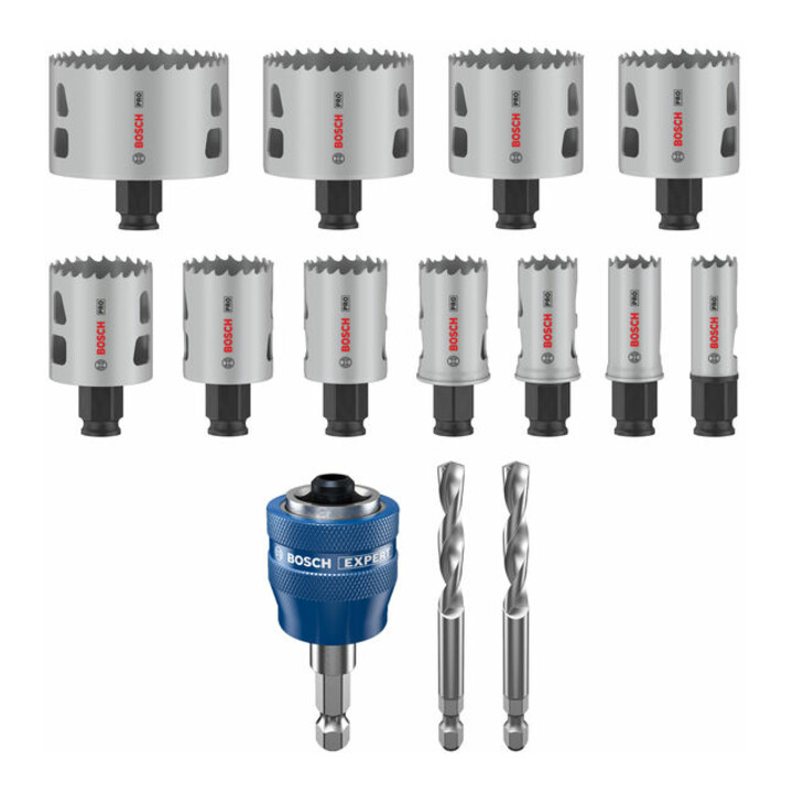 Bosch PRO Multi Material PC Plus Lochsägen-Set, 19-76 mm,14-tlg.