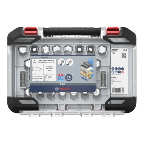 Bosch PRO Multi Material PC Plus Lochsägen-Set, 19-83 mm 9-tlg.