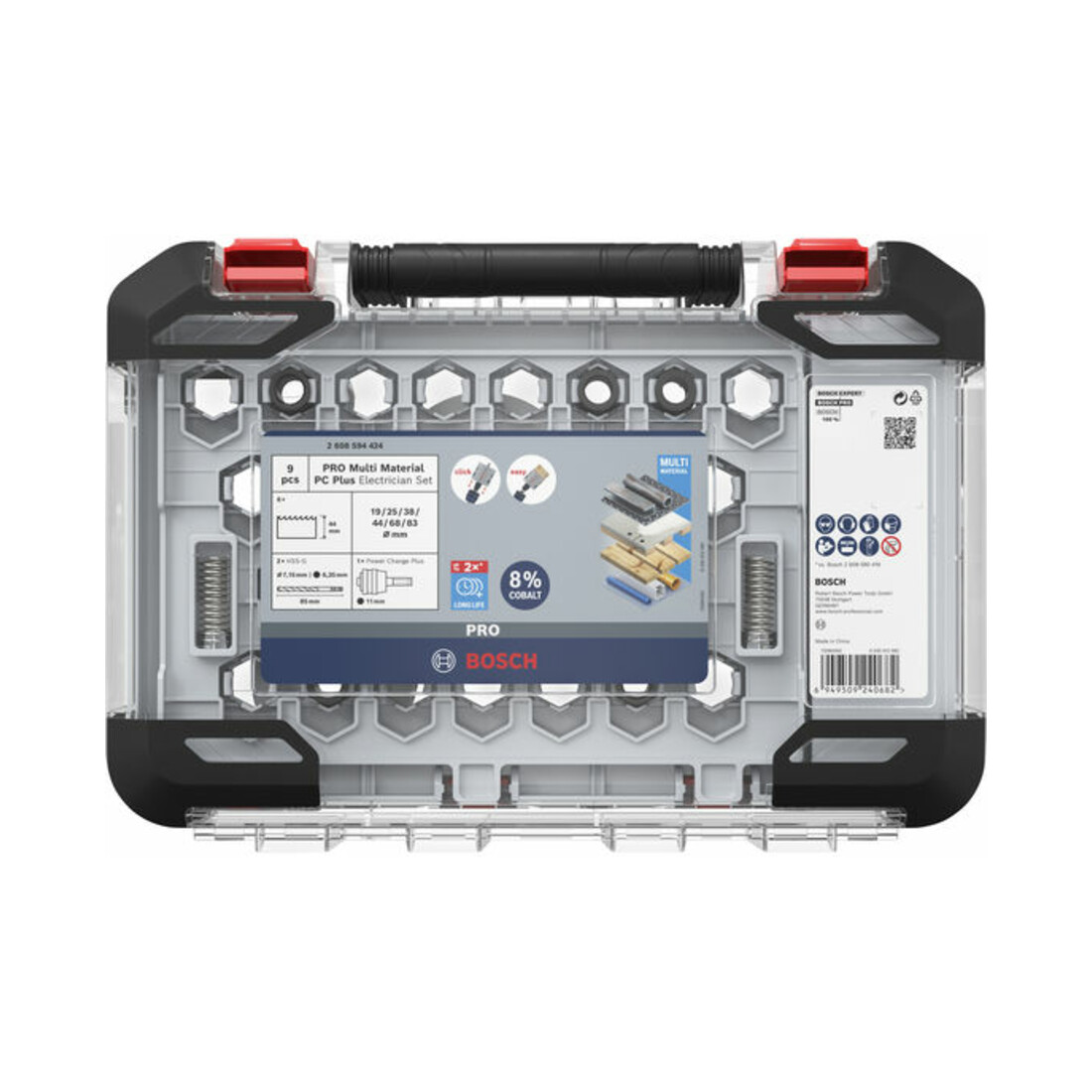 Bosch PRO Multi Material PC Plus Lochsägen-Set, 19-83 mm 9-tlg.