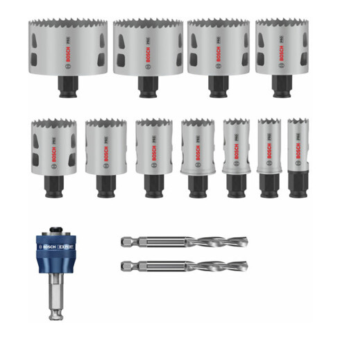 Bosch PRO Multi Material PC Plus Lochsägen-Set, 20, 68, 76 mm, 14-tlg.