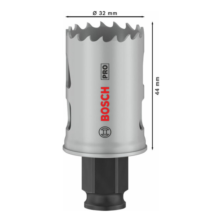 Bosch PRO Multi Material PC Plus Lochsägen-Set, 32 mm, 24-tlg.