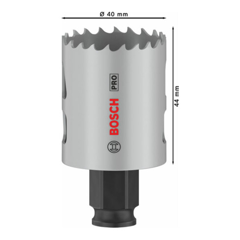 Bosch PRO Multi Material PC Plus Lochsägen-Set, 40 mm, 24-tlg.