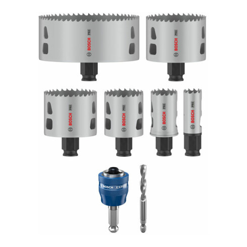 Bosch PRO Multi Material PC Plus Lochsägen-Set, 8-tlg.