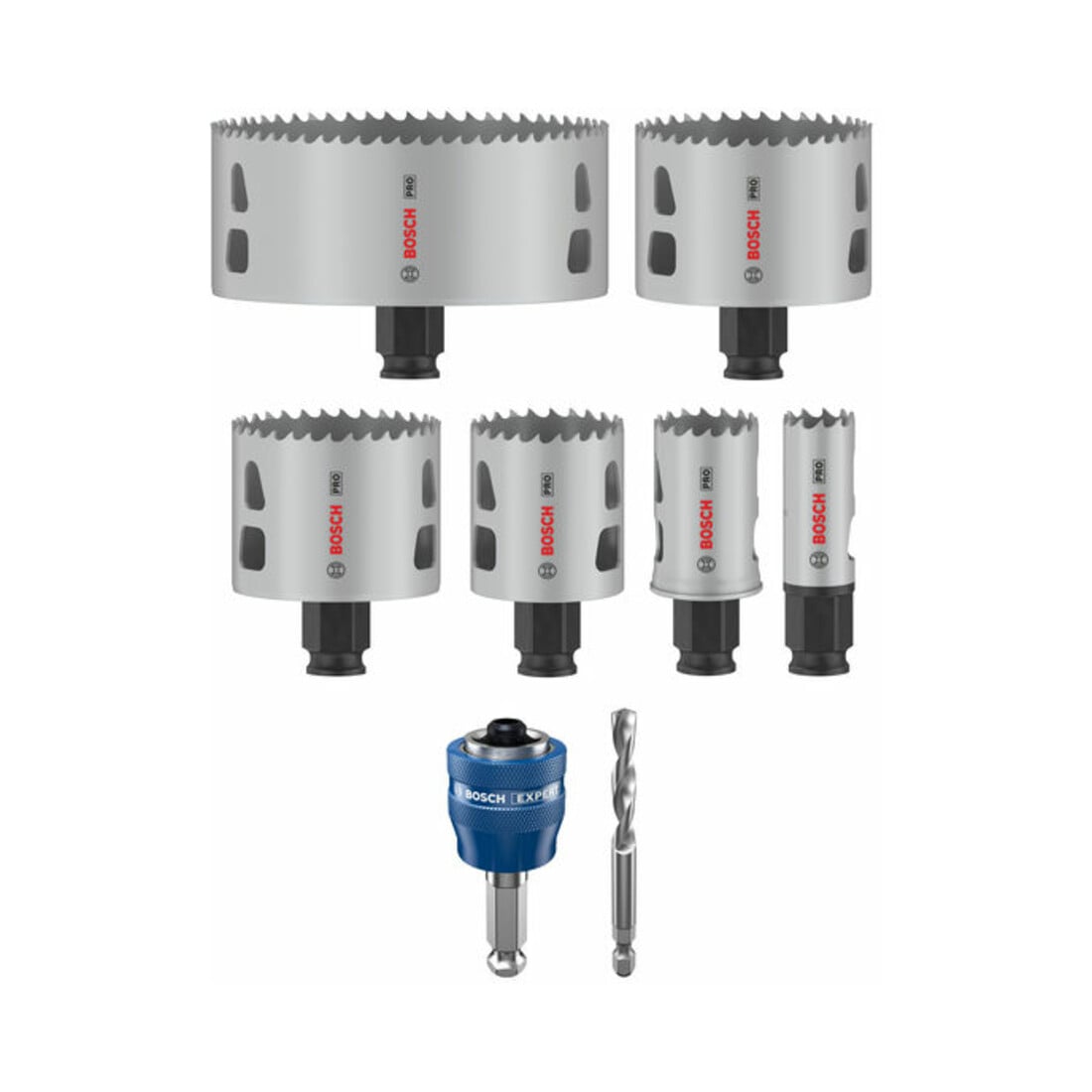 Bosch PRO Multi Material PC Plus Lochsägen-Set, 8-tlg.