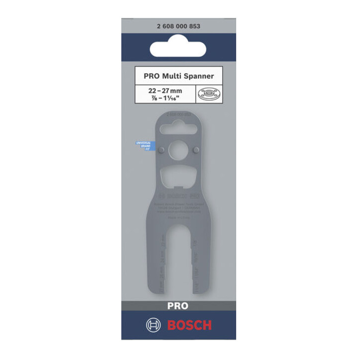 Bosch PRO Multi-sleutel, 22–27 mm