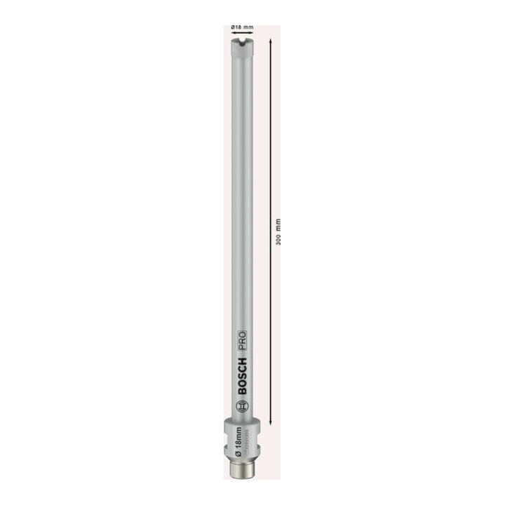 Bosch PRO Nassbohrkrone, 18 x 300 mm, G 1/2"