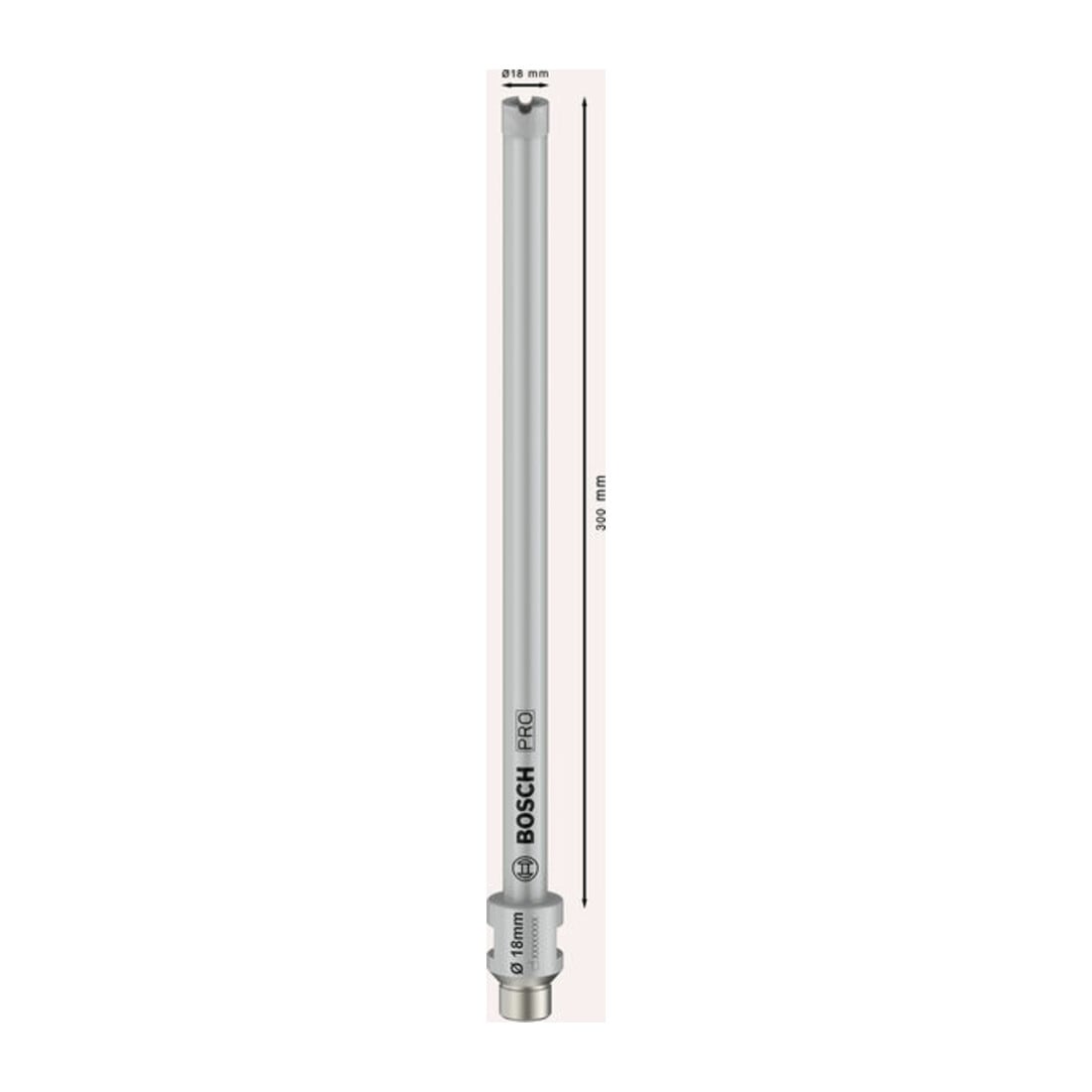 Bosch PRO Nassbohrkrone, 18 x 300 mm, G 1/2"