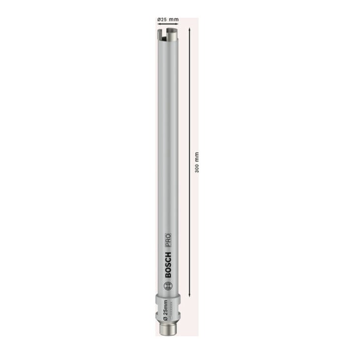 Bosch PRO Nassbohrkrone, 25 x 300 mm, G 1/2"