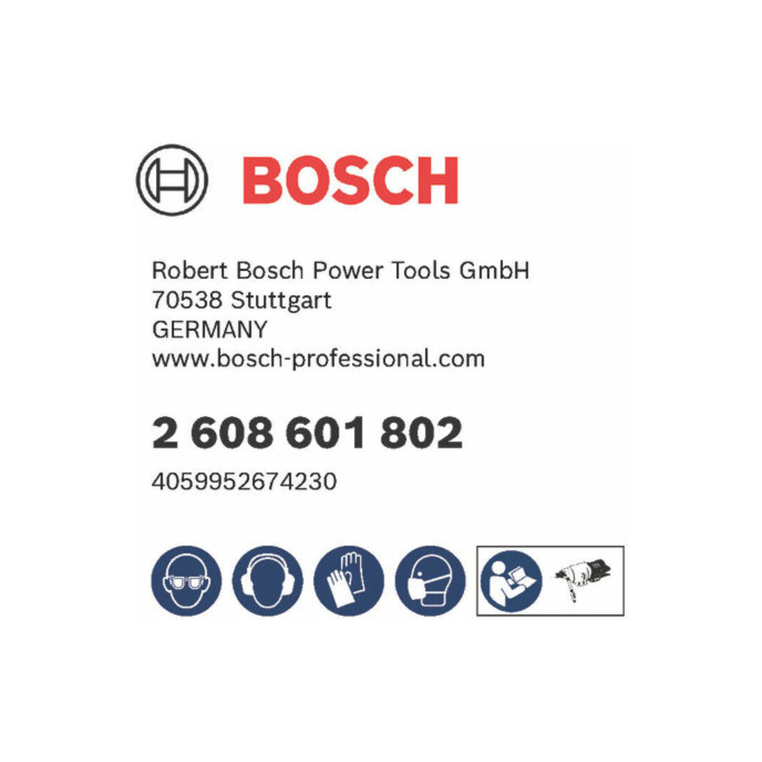 Bosch PRO Nassbohrkrone, 300 x 450 mm, 1 1/4" UNC