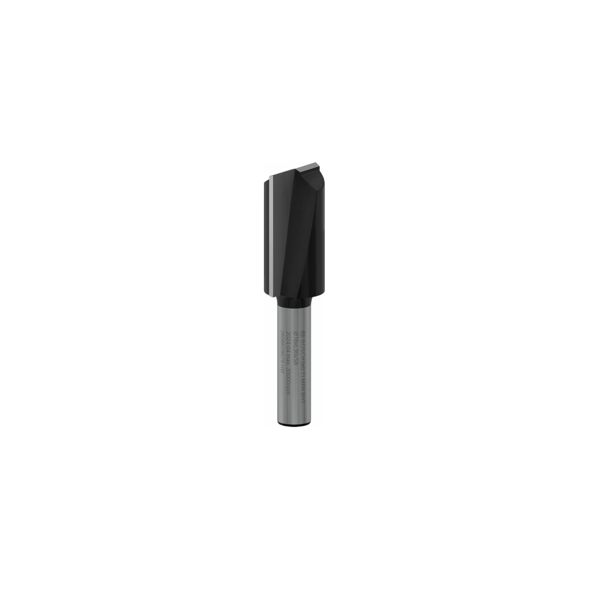 BOSCH PRO Nutfräser, zweischneidig, Ø 16 x L 30, Schaft 8 mm