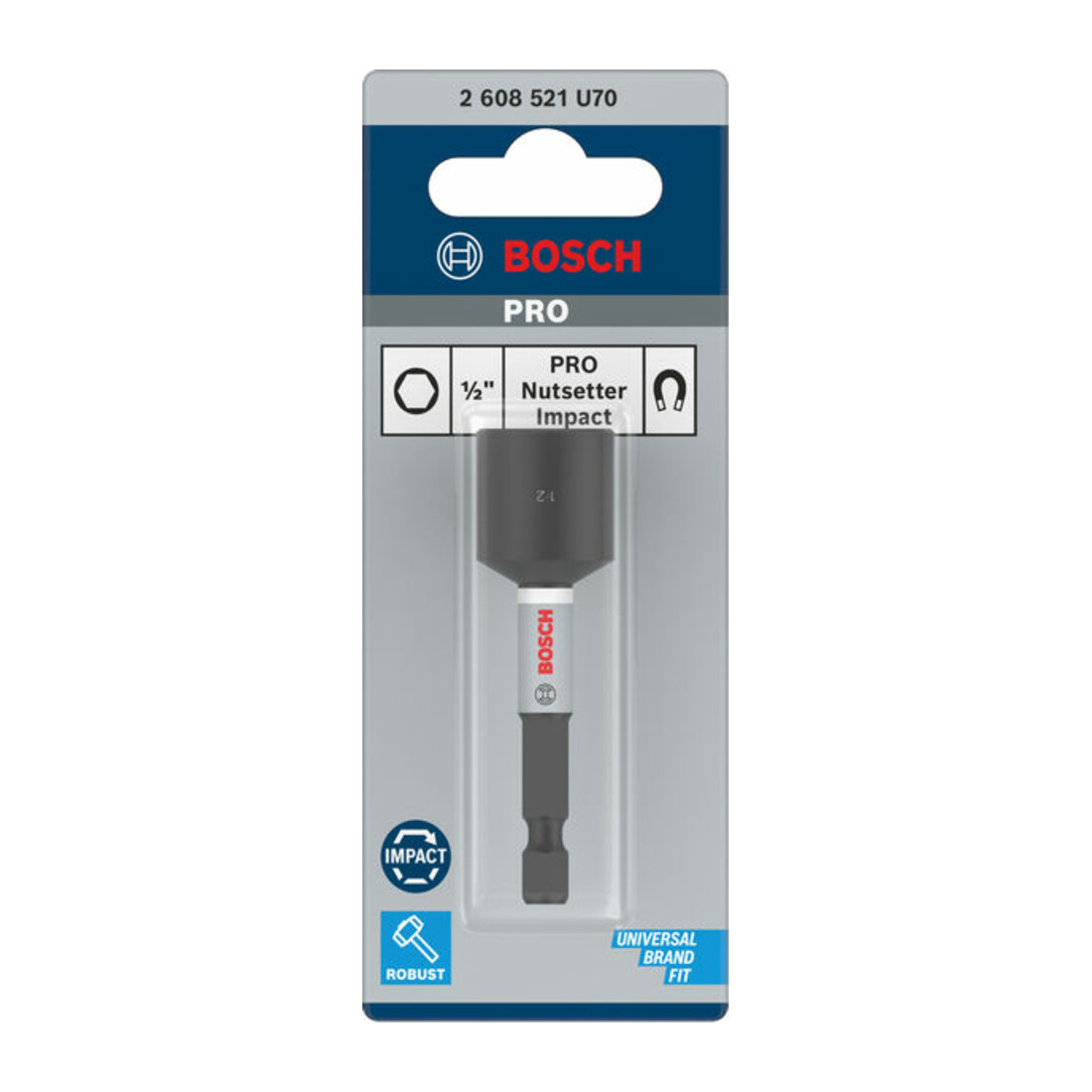 Bosch PRO Nutsetter Impact , 1/2" x 65 mm, 2 9/16" x 65 mm