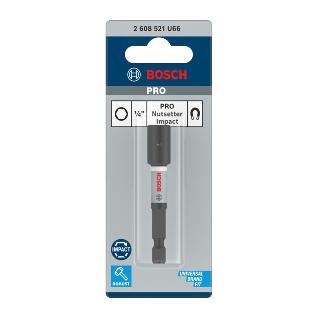 Bosch PRO Nutsetter Impact, 1/4" x 65 mm, 2 9/16" x 65 mm