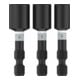 Bosch PRO Nutsetter Impact Set , 1/4" x 50 mm, 5/16" x 50 mm, 3/8" x 50 mm, 3-tlg.