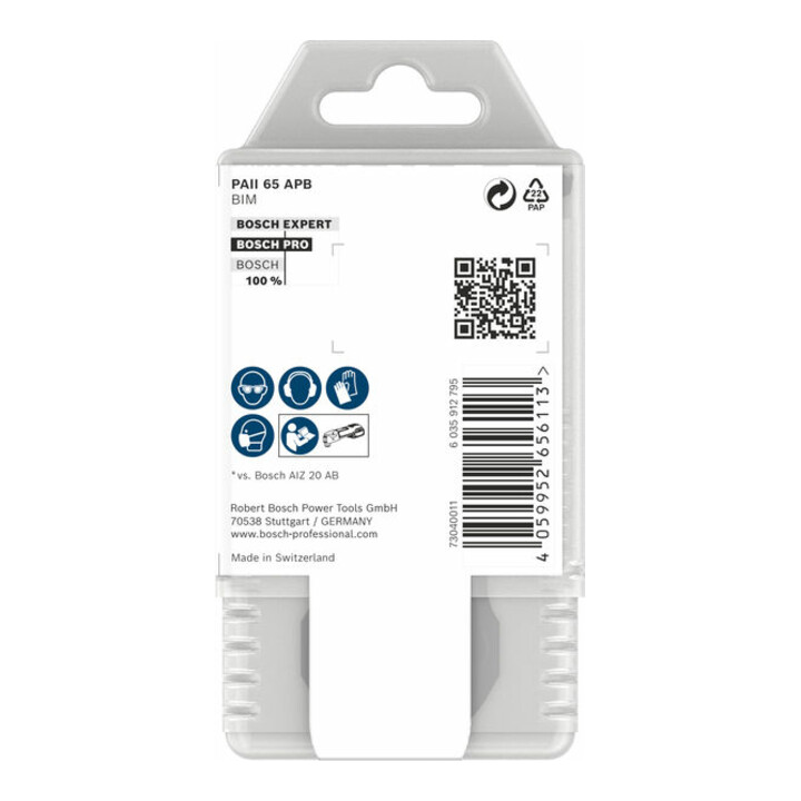 Bosch PRO PAII 65 APB Blatt für Multifunktionswerkzeuge, 65 x 55 mm, 10-tlg.