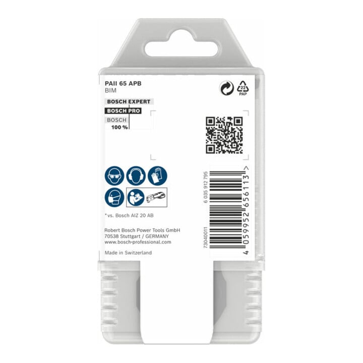 Bosch PRO PAII 65 APB Blatt für Multifunktionswerkzeuge, 65 x 55 mm, 10-tlg.