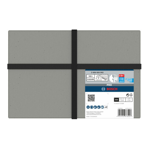 Bosch PRO Pallet Repair fast S1022HFR Säbelsägeblatt, 0,9 x 19 x 200 mm, 100-tlg.