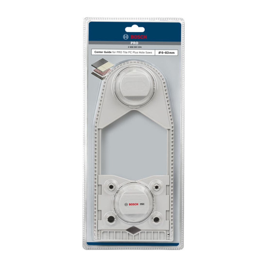 Bosch PRO PC Plus Guide de centrage scies-cloches pour carrelage