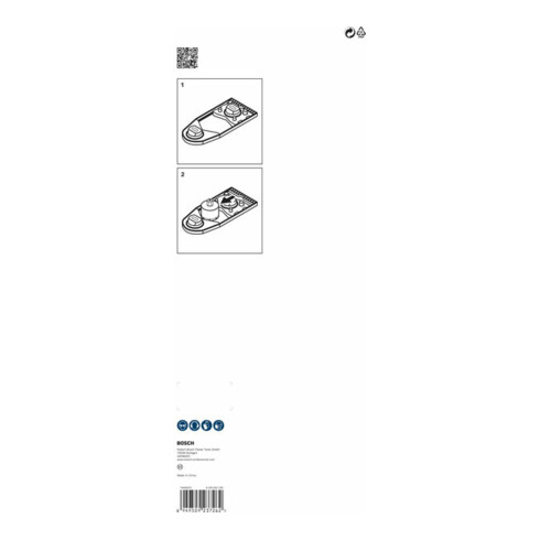 Bosch PRO PC Plus Lochsägen-Zentrierhilfe für Fliesen