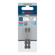 Bosch PRO Phillips Impact Bit, PH1, 55 mm, 2-tlg.-2