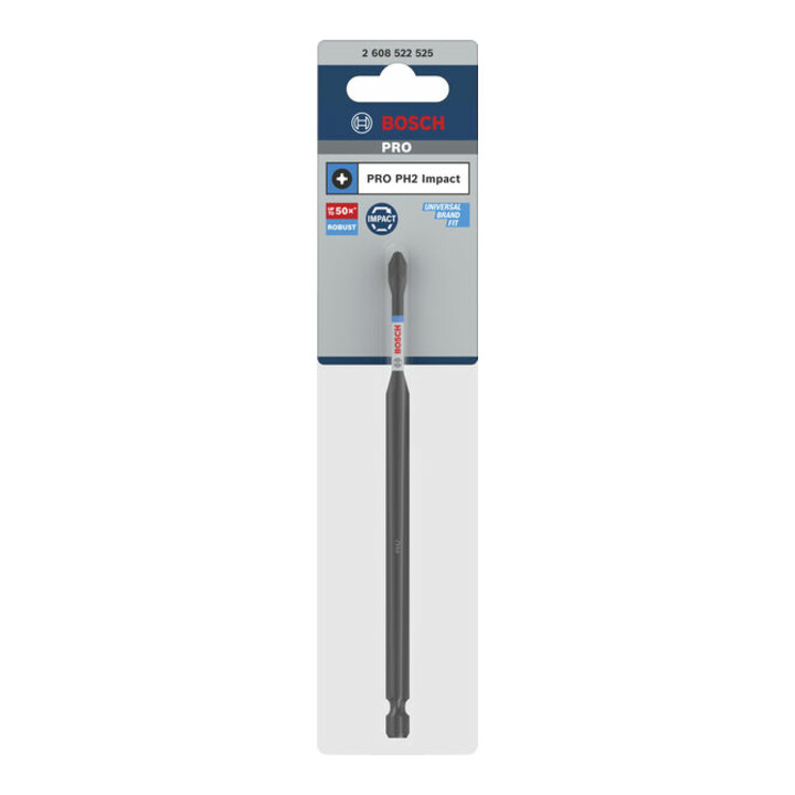 Bosch PRO Phillips Impact Bit, PH2, 150 mm
