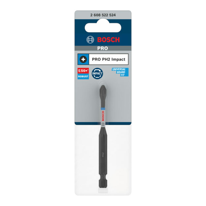 Bosch PRO Phillips Impact Bit, PH2, 90 mm