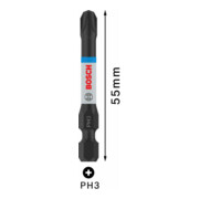 Bosch PRO Phillips Impact Bit, PH3, 55 mm, 2-tlg.-4