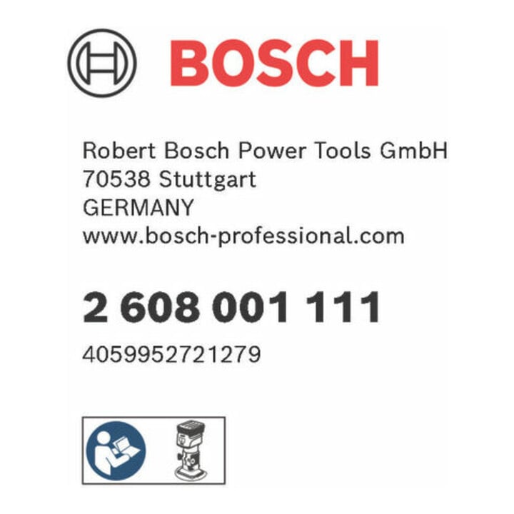 Bosch PRO Plaque de base, carrée, 7 x 96 x 96 mm