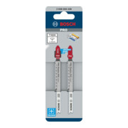 Bosch PRO Plastics Lame de scie sauteuse T102H PVC, 100 mm, 2 pcs-2