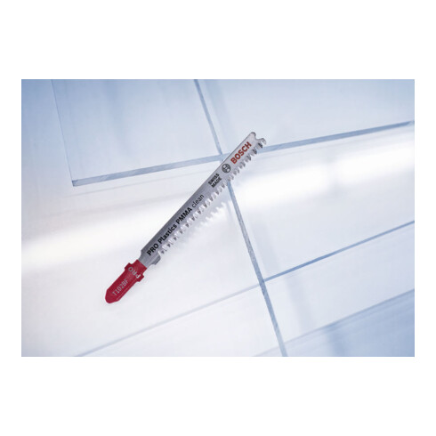 Bosch PRO Plastics PMMA clean T102BF Stichsägeblatt, 92 mm, 2-tlg.