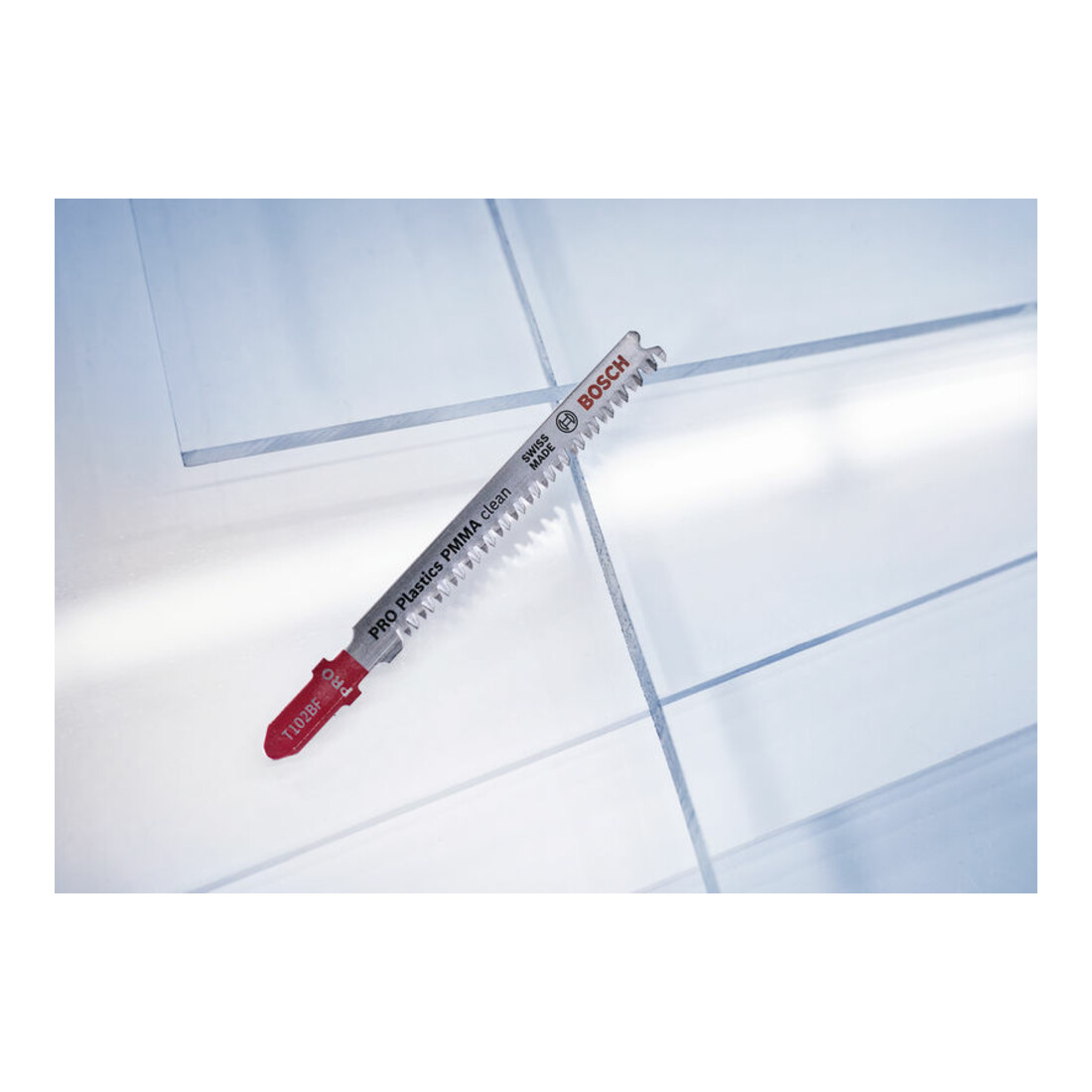 Bosch PRO Plastics PMMA clean T102BF Stichsägeblatt, 92 mm, 2-tlg.