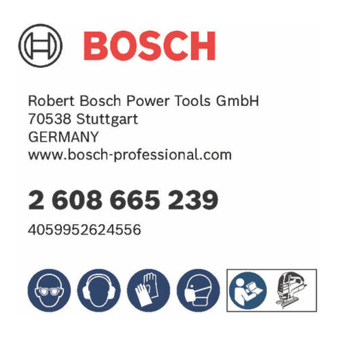 Bosch PRO Plastics PP clean T102D Stichsägeblatt, 100 mm, 2-tlg.