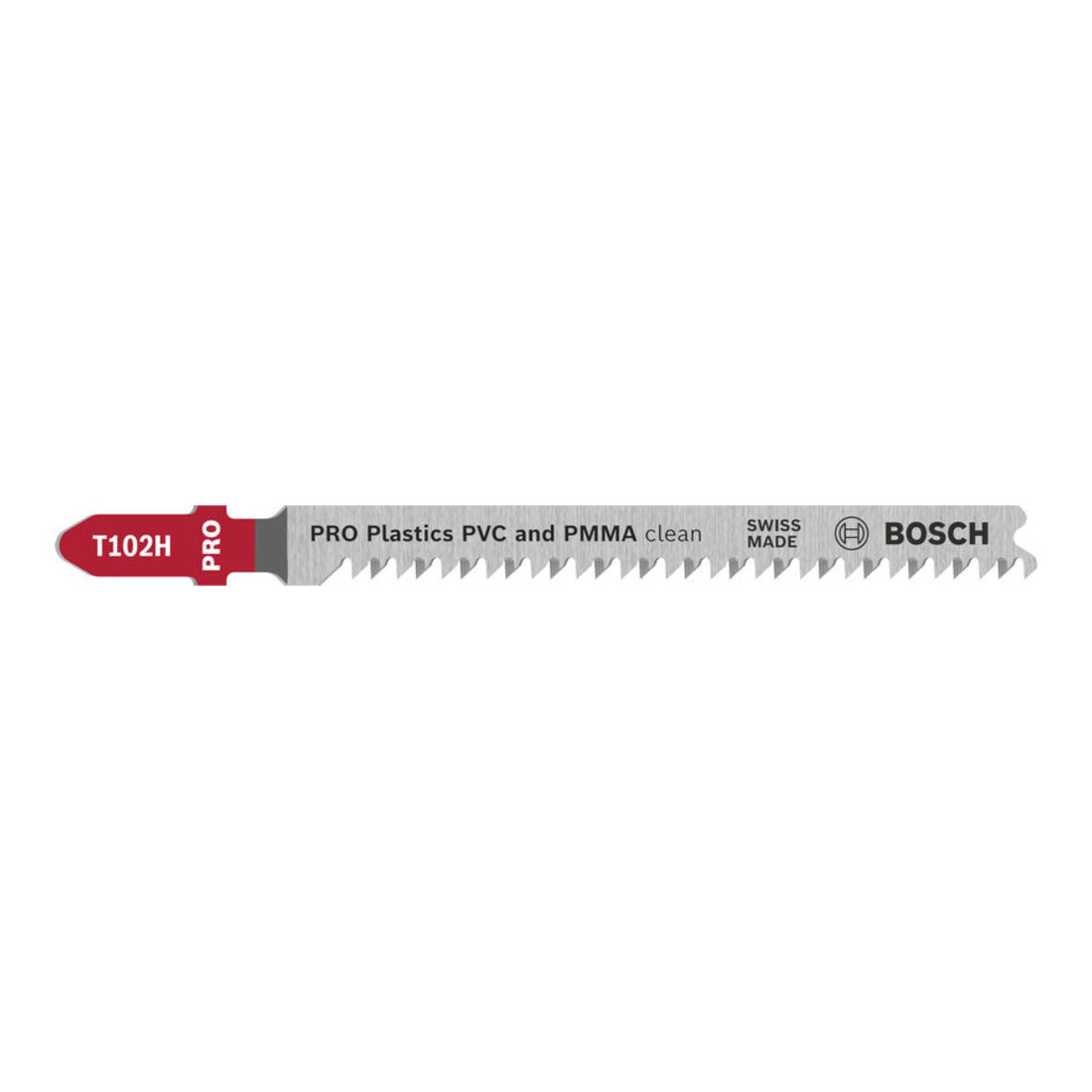 Bosch PRO Plastics PVC clean T102H Stichsägeblatt, 100 mm, 2-teilig