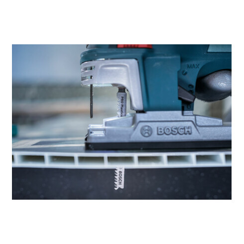 Bosch PRO Plastics PVC clean T102H Stichsägeblatt, 100 mm, 2-tlg.