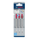 Bosch PRO Plastics PVC clean T102H Stichsägeblatt, 100 mm, 3-teilig