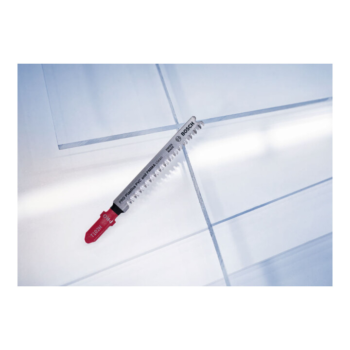 Bosch PRO Plastics PVC clean T102H Stichsägeblatt, 100 mm, 3-teilig