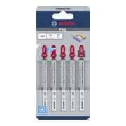 Bosch PRO Plastics PVC clean T102H Stichsägeblatt, 100 mm, 5-teilig-2