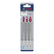 Bosch PRO Plastics PVC clean T302H Stichsägeblatt, 132 mm, 3-teilig-2
