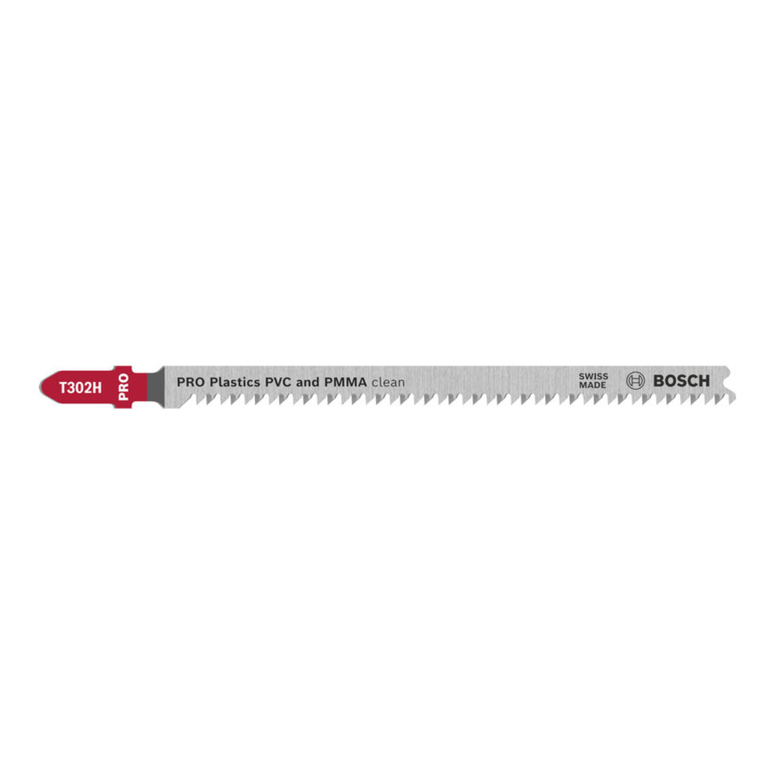 Bosch PRO Plastics PVC clean T302H Stichsägeblatt, 132 mm, 5-teilig