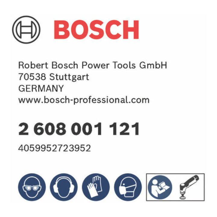 Bosch PRO Plateau de polissage, 125 mm, GPX 12V-125