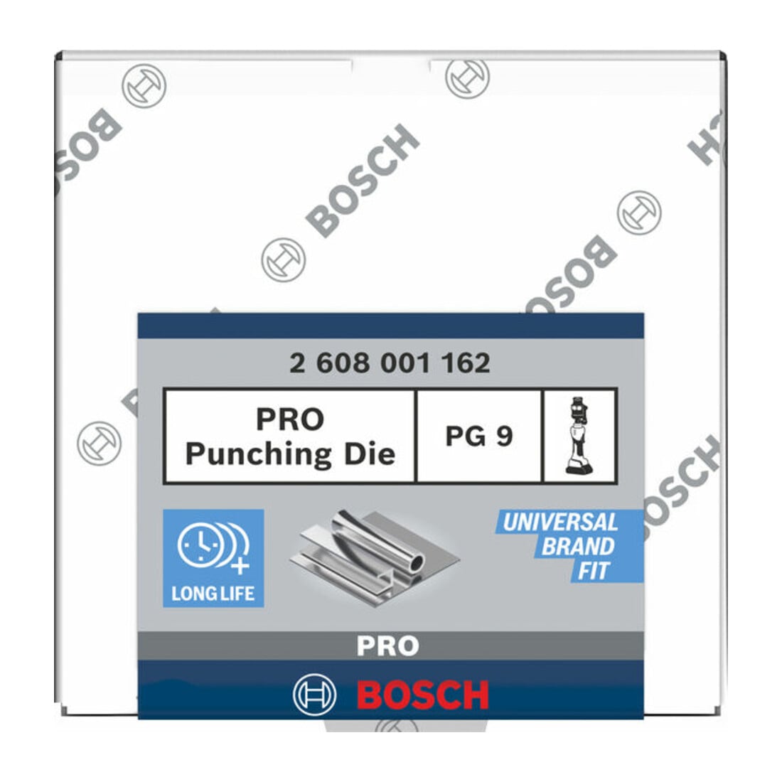 Bosch PRO Poinçon et matrice, PG9, acier inoxydable