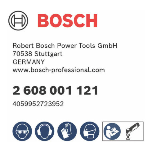 Bosch PRO Polierteller, 125 mm, GPX 12V-125