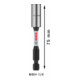 Bosch PRO Porte-embouts Standard Impact, 75 mm