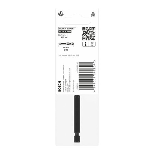 Bosch PRO Pozidriv Impact Bit, PZ2, 90 mm