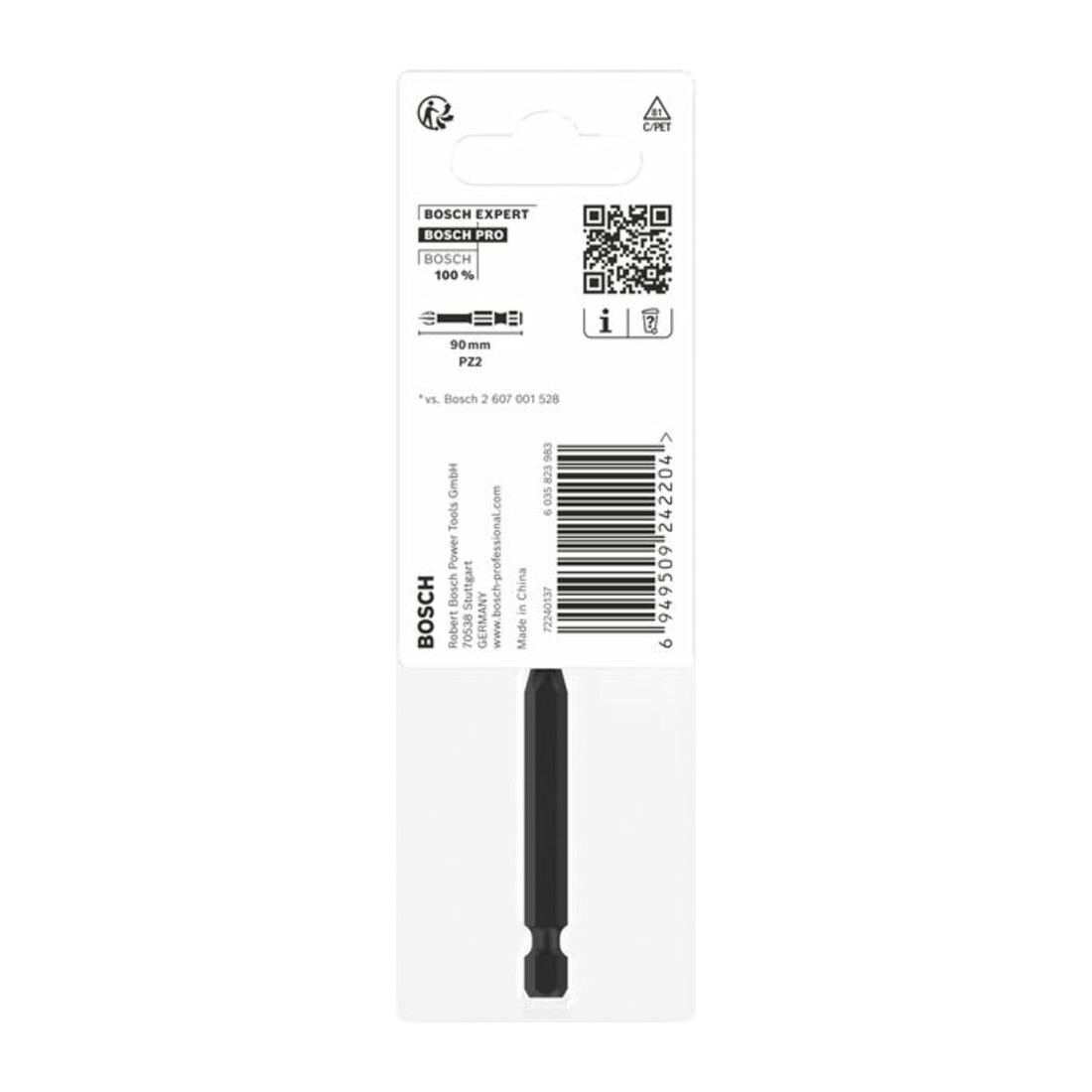 Bosch PRO Pozidriv Impact Bit, PZ2, 90 mm