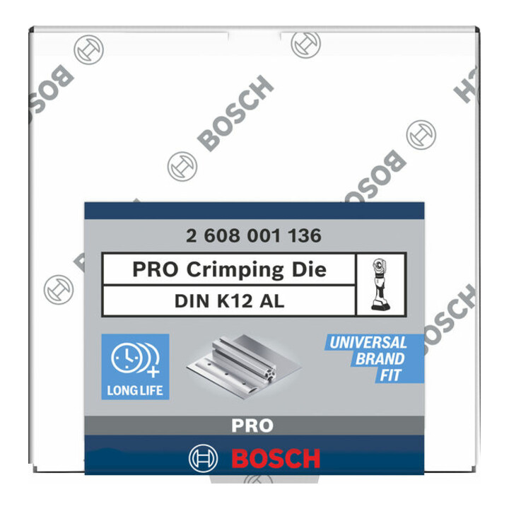Bosch PRO Presseinsatz, DIN K12 AL, 16/25 mm², Aluminium