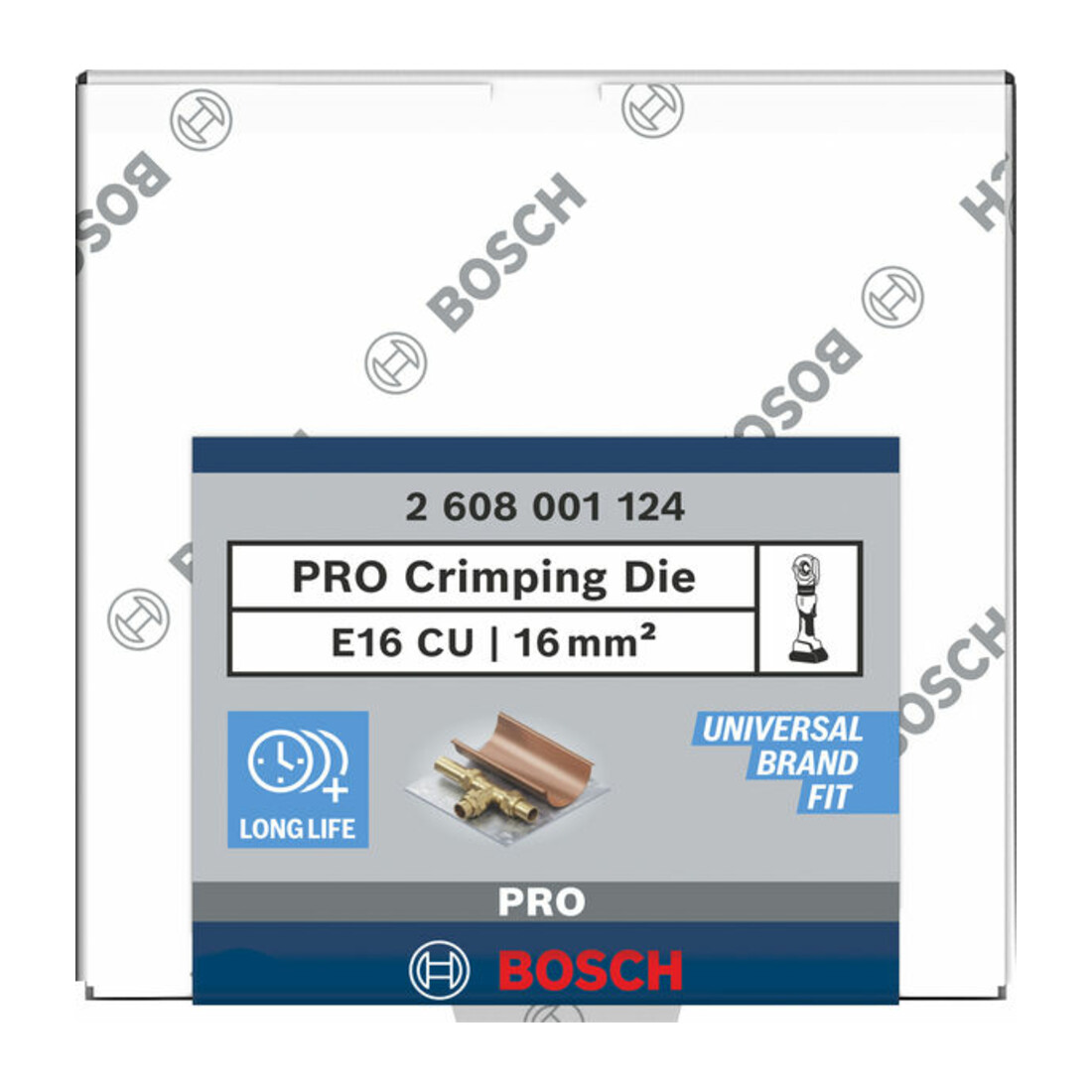 Bosch PRO Presseinsatz, E16 CU, 16 mm², Kupfere
