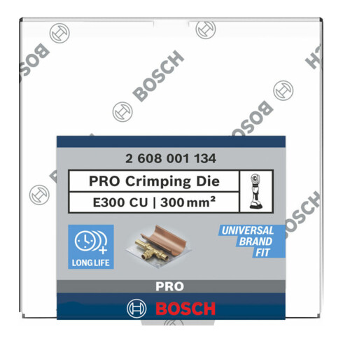 Bosch PRO Presseinsatz, E300 CU, 300 mm², Kupfere